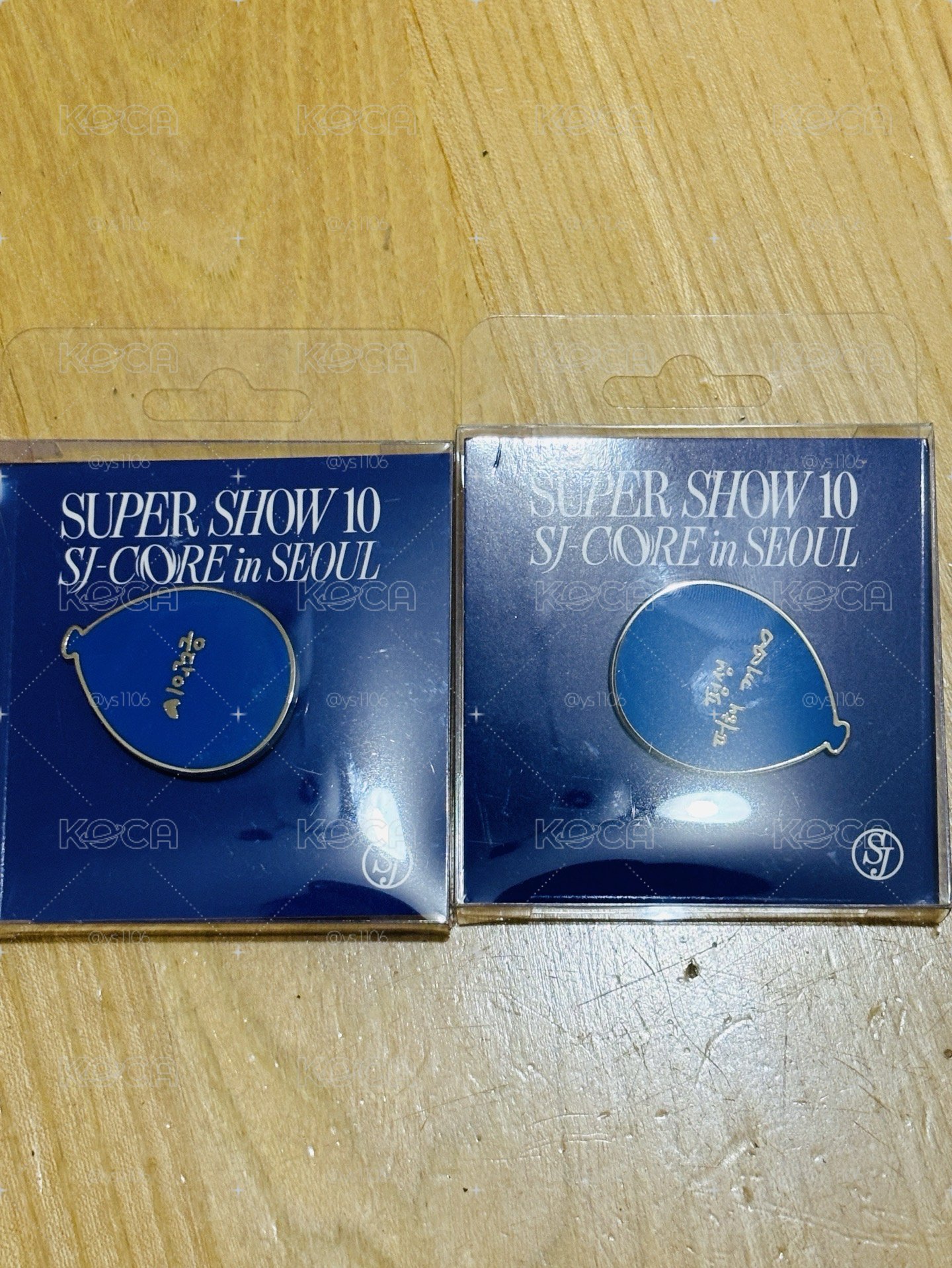 SUPER JUNIOR  SS10首爾安可週邊 手繪徽章
