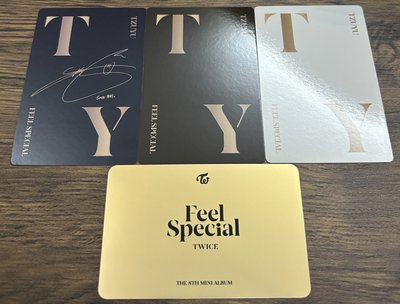 子瑜💙Feel Special小卡盤
