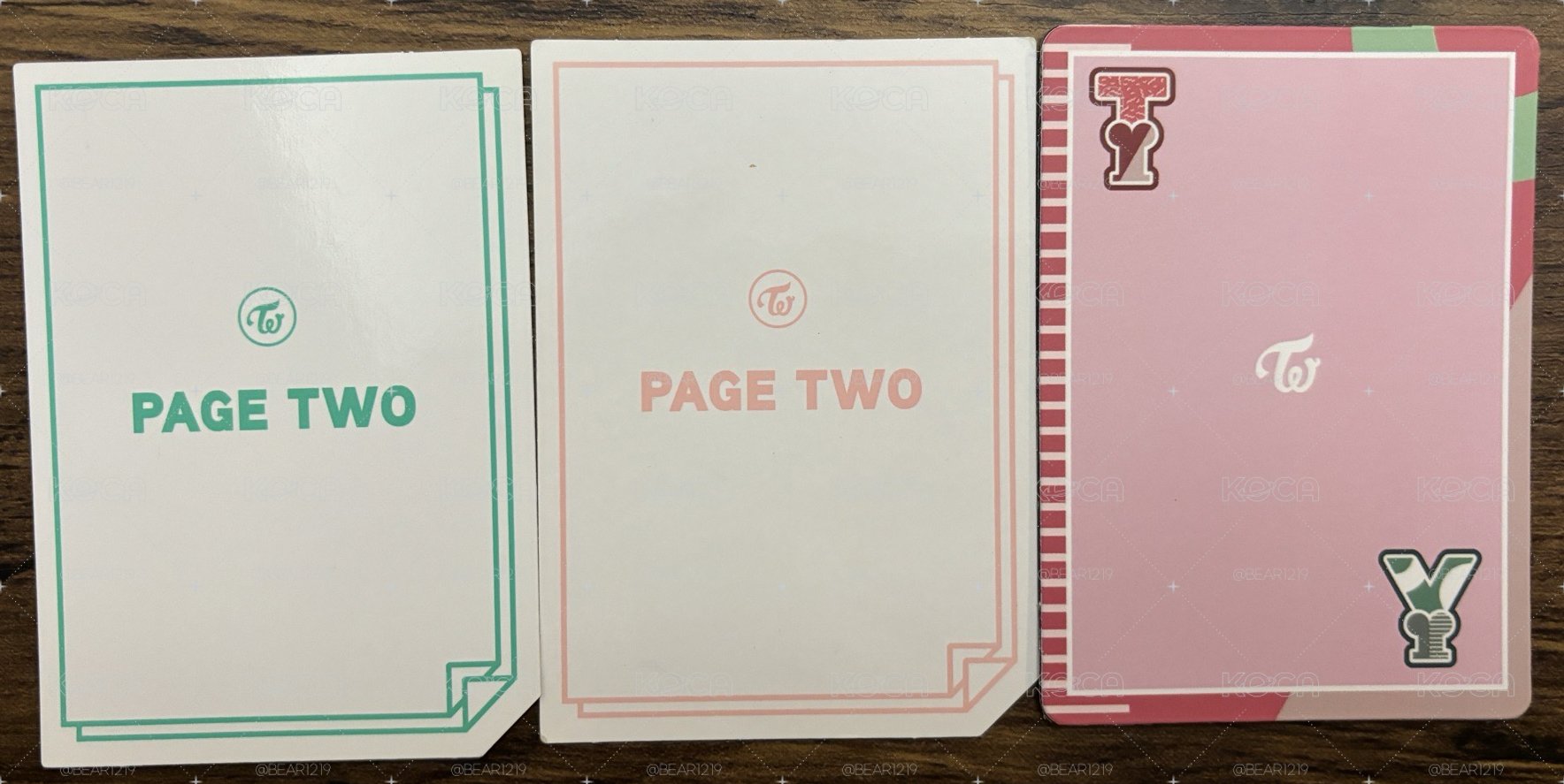 子瑜💙PAGE TWO小卡盤