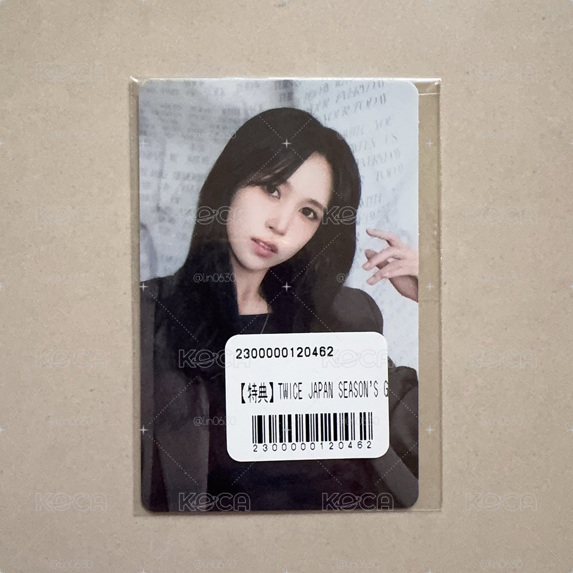 MINA 未拆年曆特典