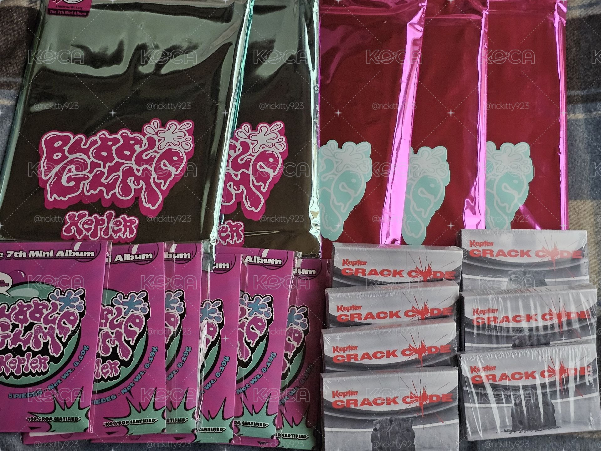 Kep1er BUBBLEGUM CRACK CODE 未拆專