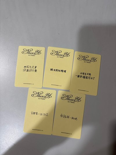 227 yzy 中文卡背