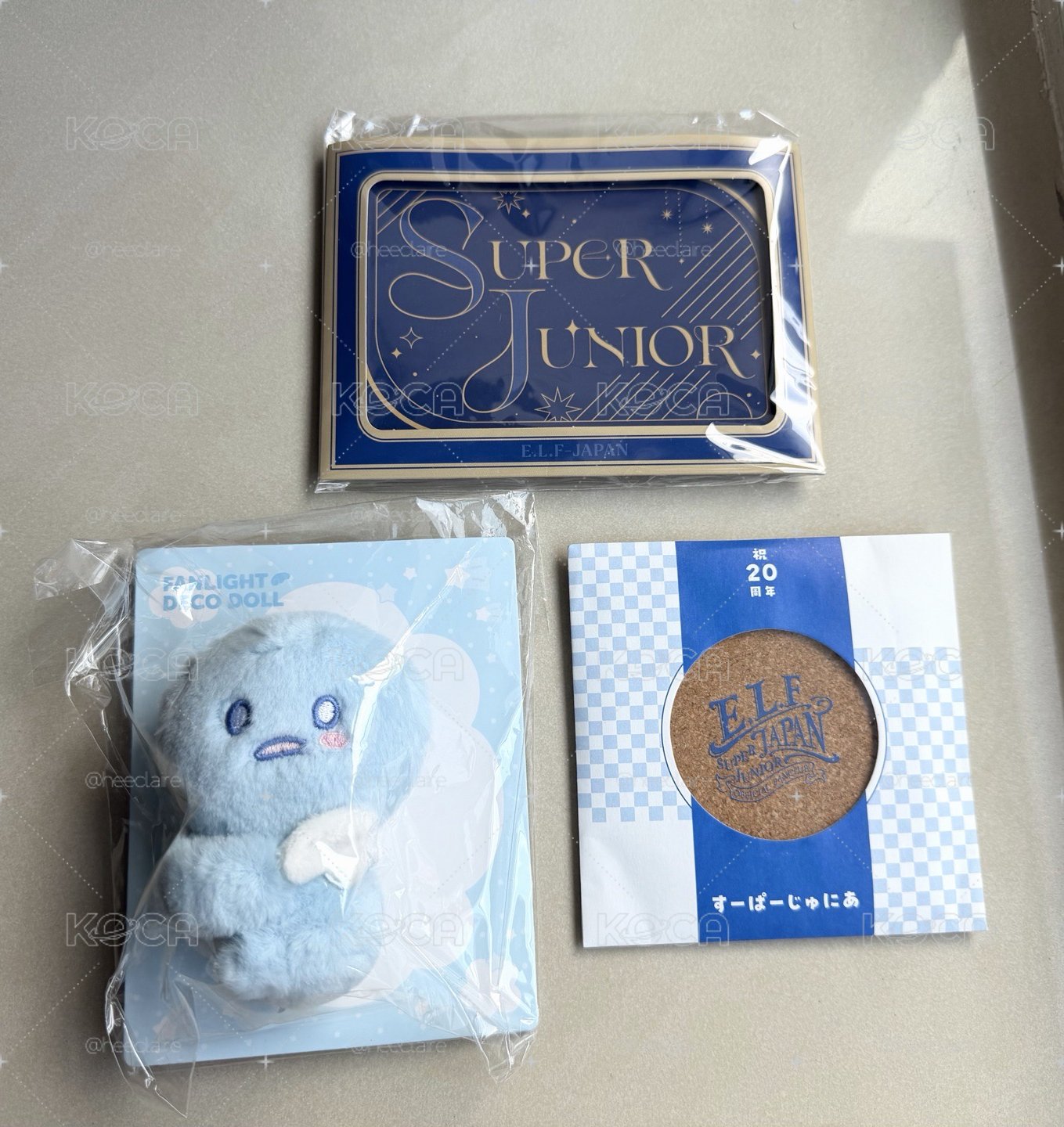 SJ 希澈 手燈娃+ELF Japan日本會員禮（現貨實拍）