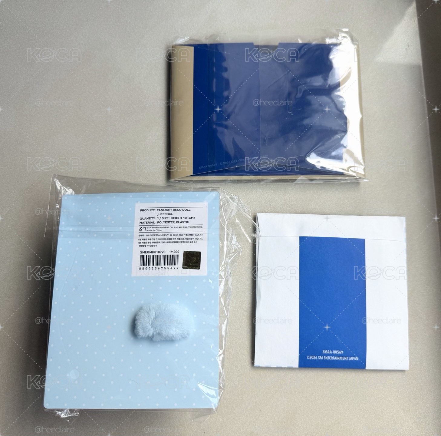 SJ 希澈 手燈娃+ELF Japan日本會員禮