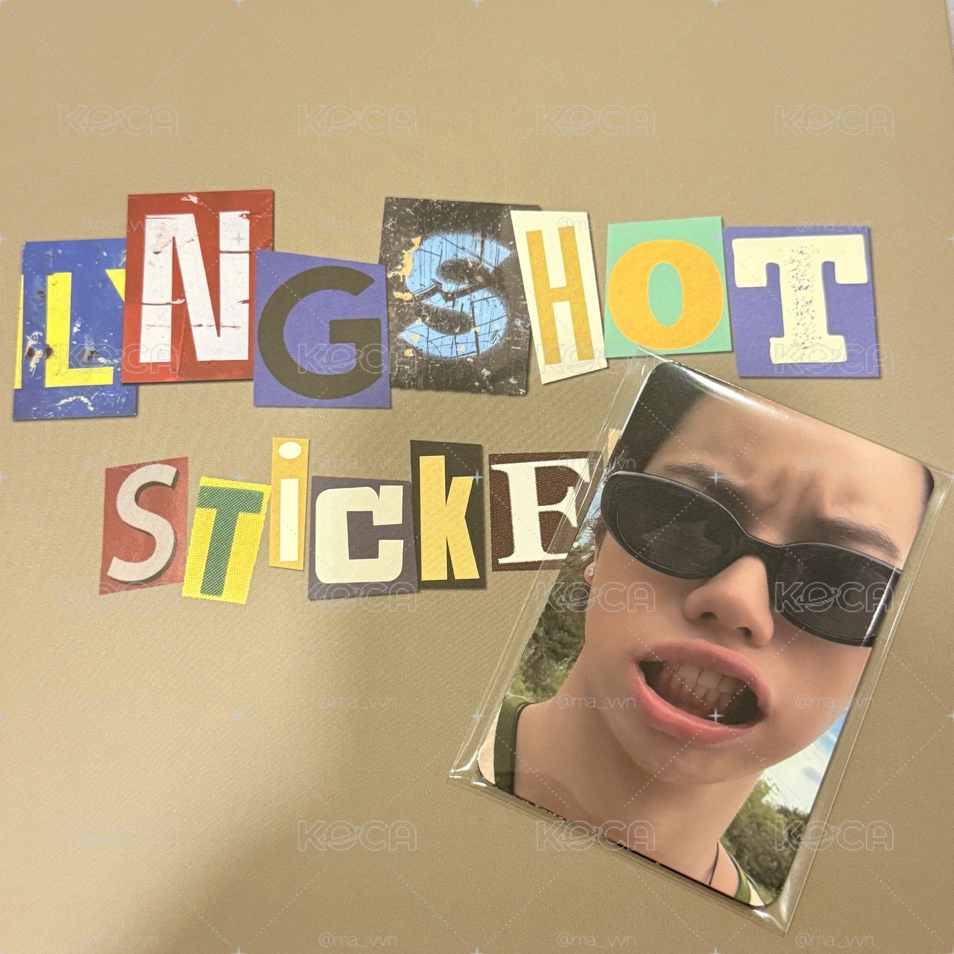 Lngshot 貼紙書僅拆檢