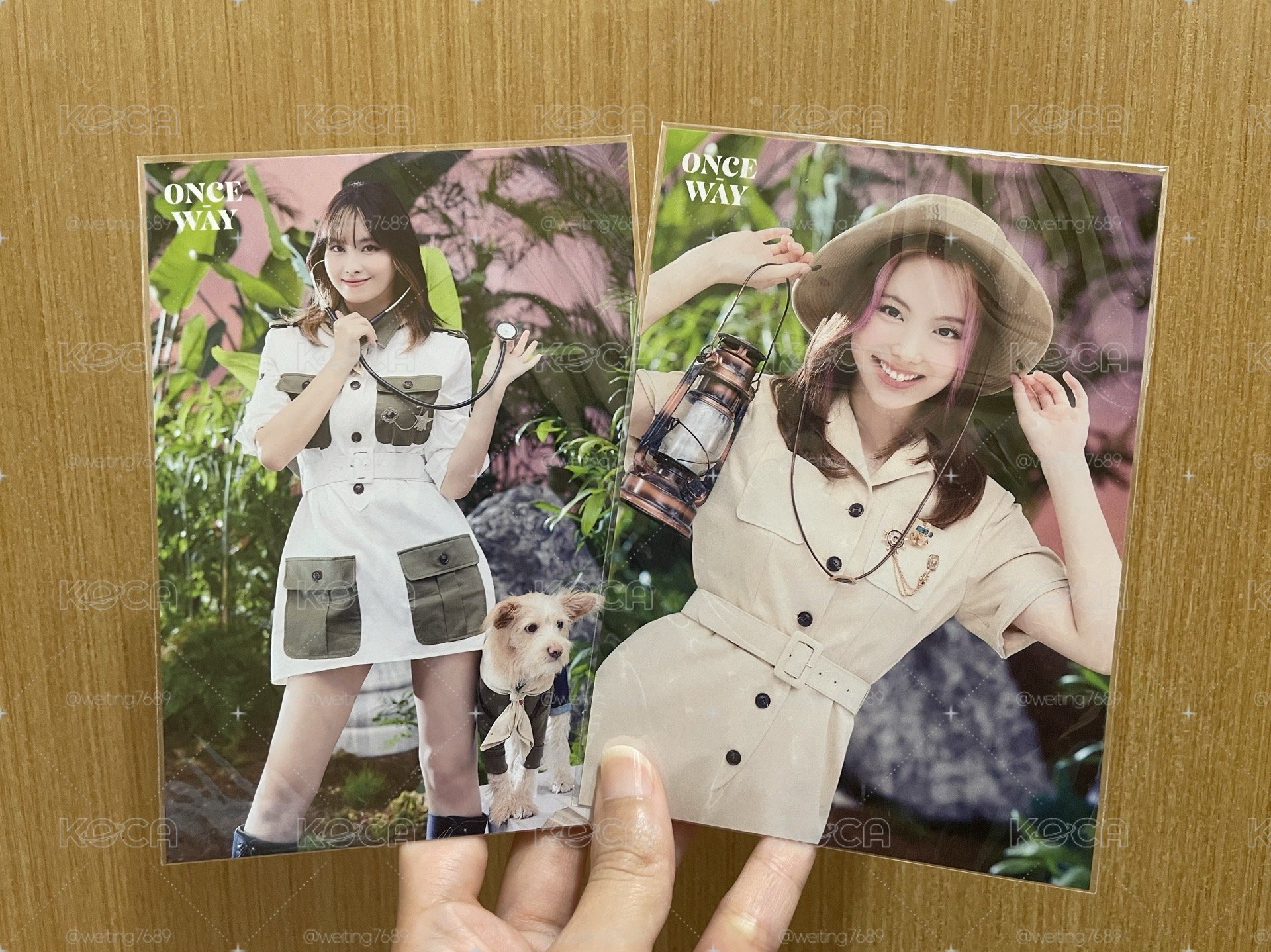 Twice_2024日本年曆Once Way周邊明信片/Momo、娜璉