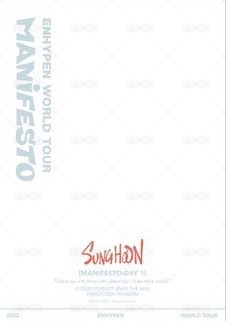 MANIFESTO世巡 海報  背面