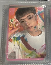 正四 油彩專卡 扶眼鏡榮