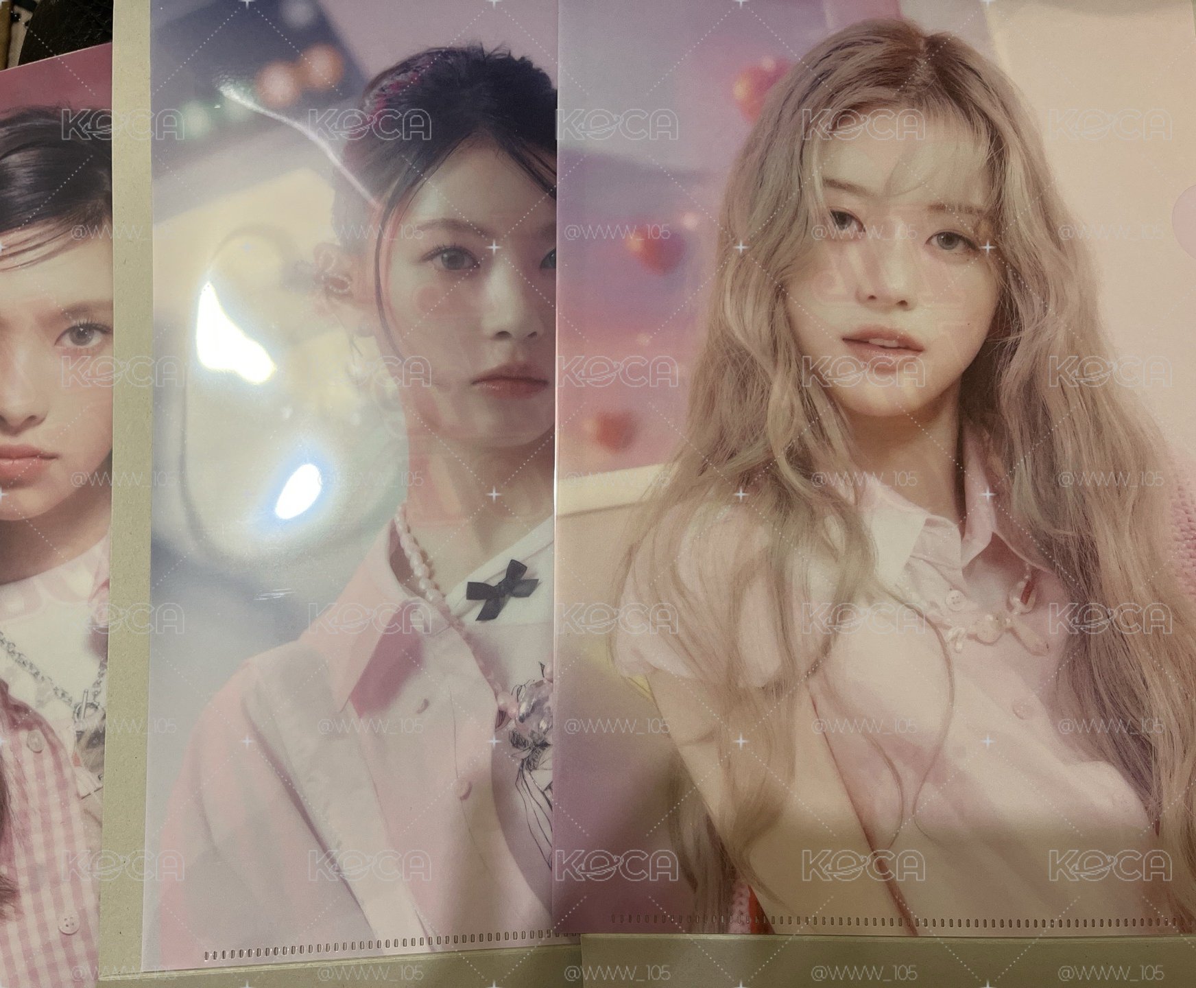 現貨 illit 萬代 資料夾：moka、minju、yunah