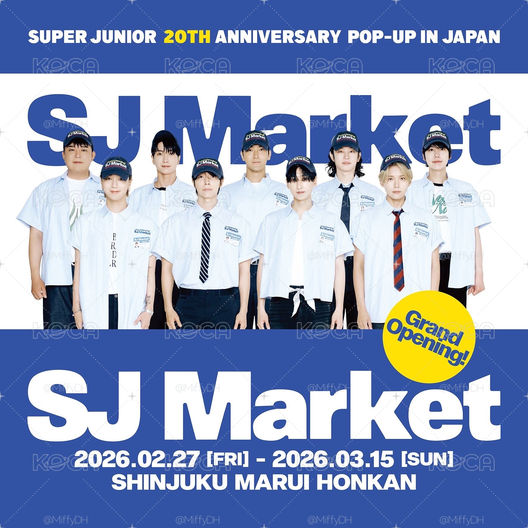 HEECHUL20週年快閃'GRAND OPENING! SJ MARKET'小卡】SUPER JUNIOR日本