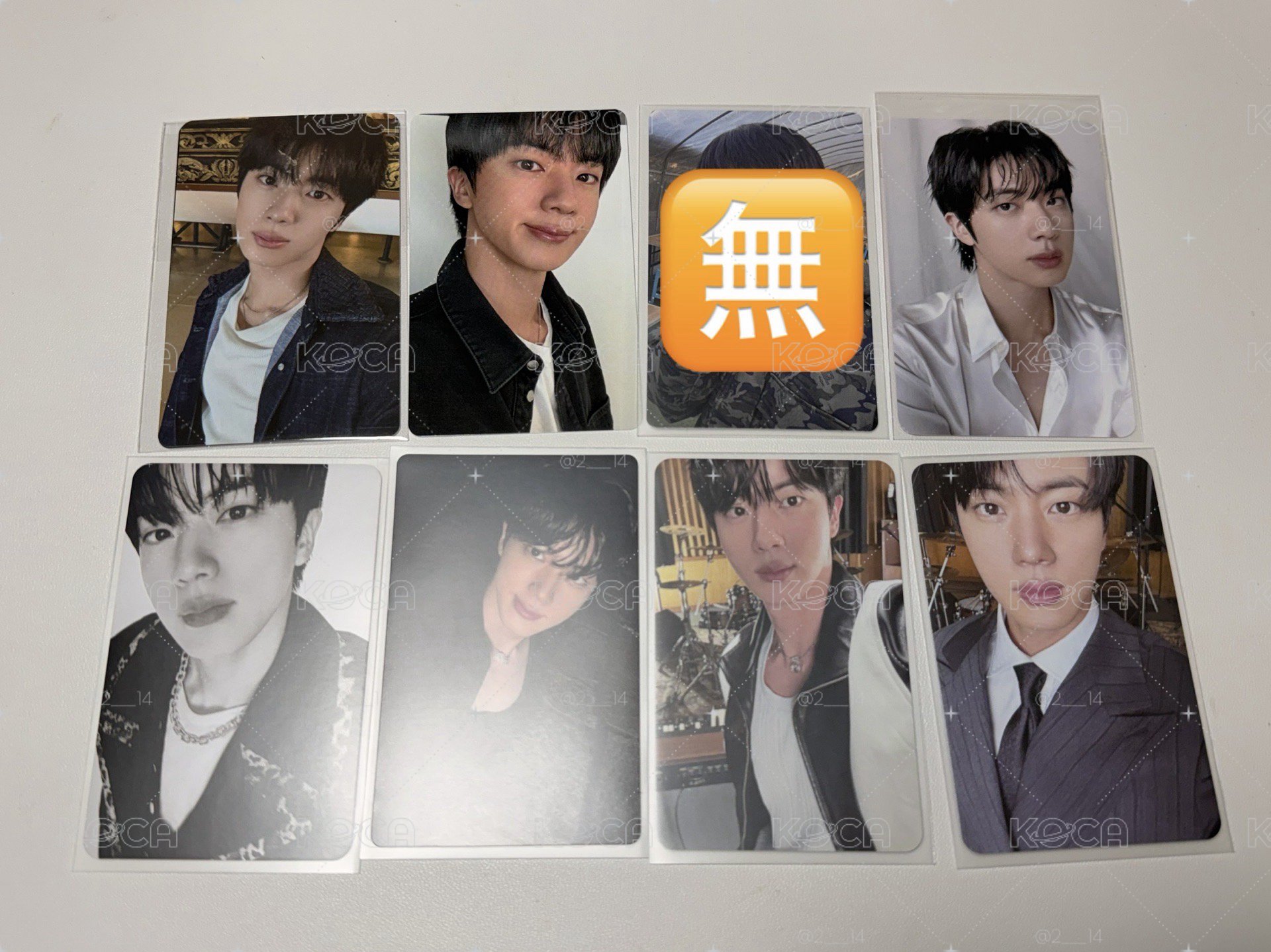 JIN 碩珍 特典卡 專卡 粽卡 日咖