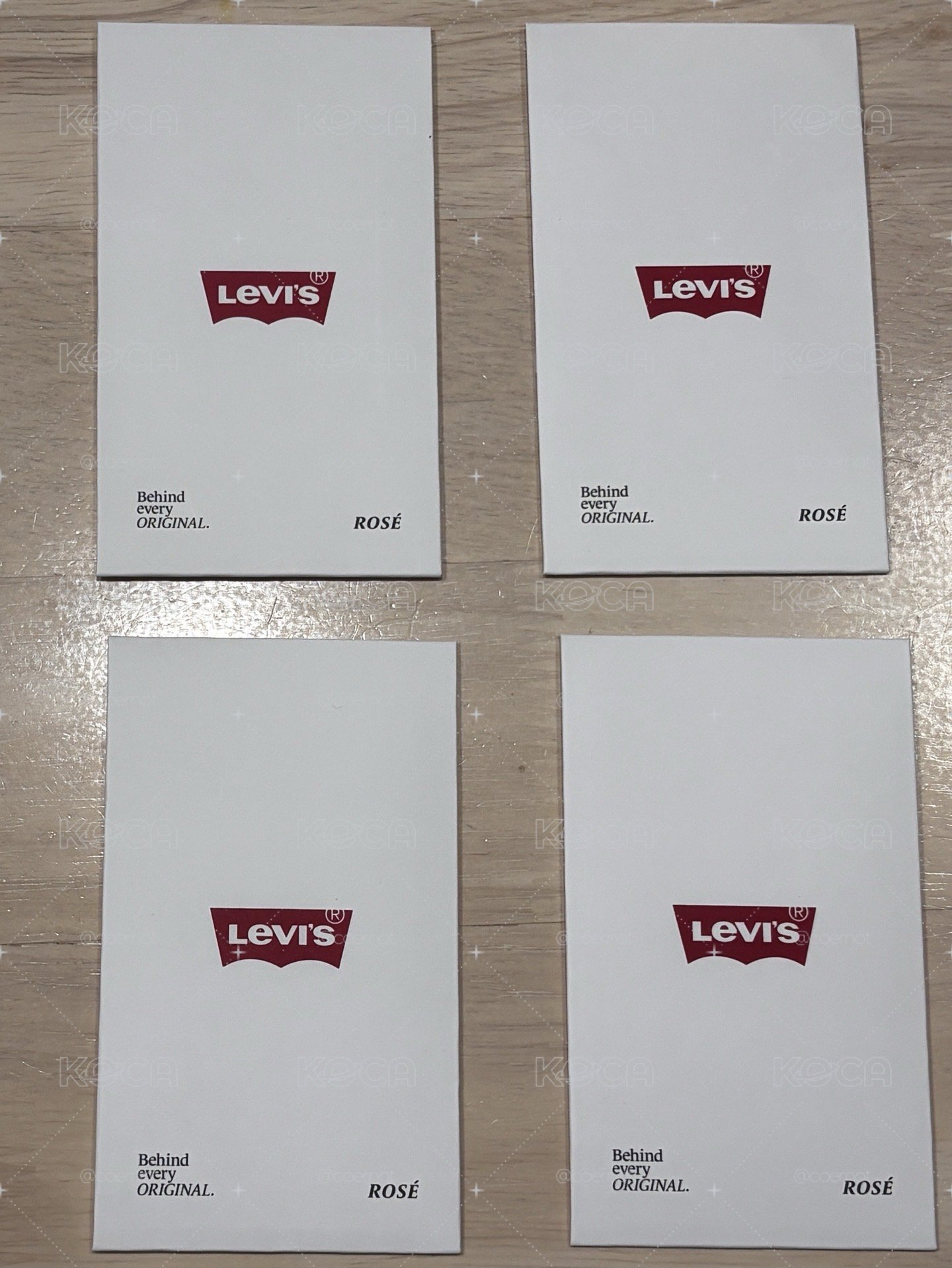 levis 代言卡（一套）
