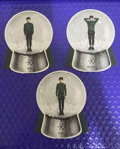 EXO 十二月月的奇蹟 水晶球小卡