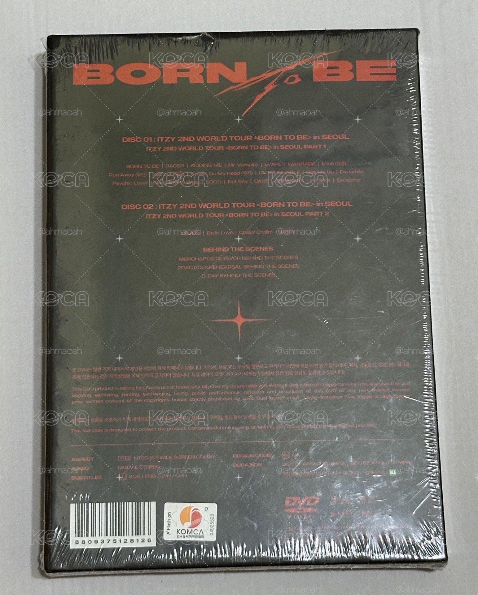 ITZY 二巡 Born to be DVD