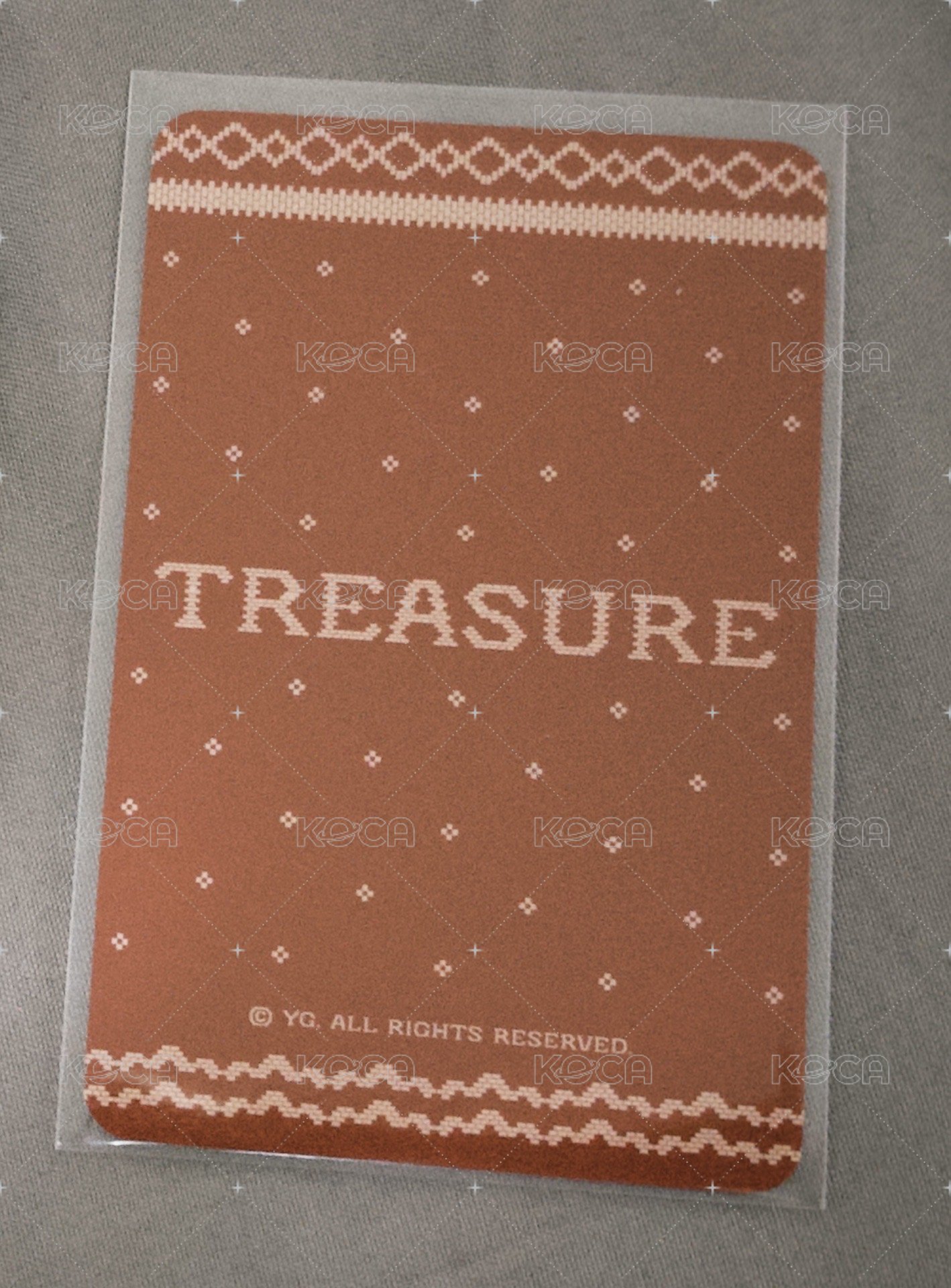 TREASUR 3rd MINI ALBUM 《LOVE PULSE》POP-UP STORE 滿額卡  背面