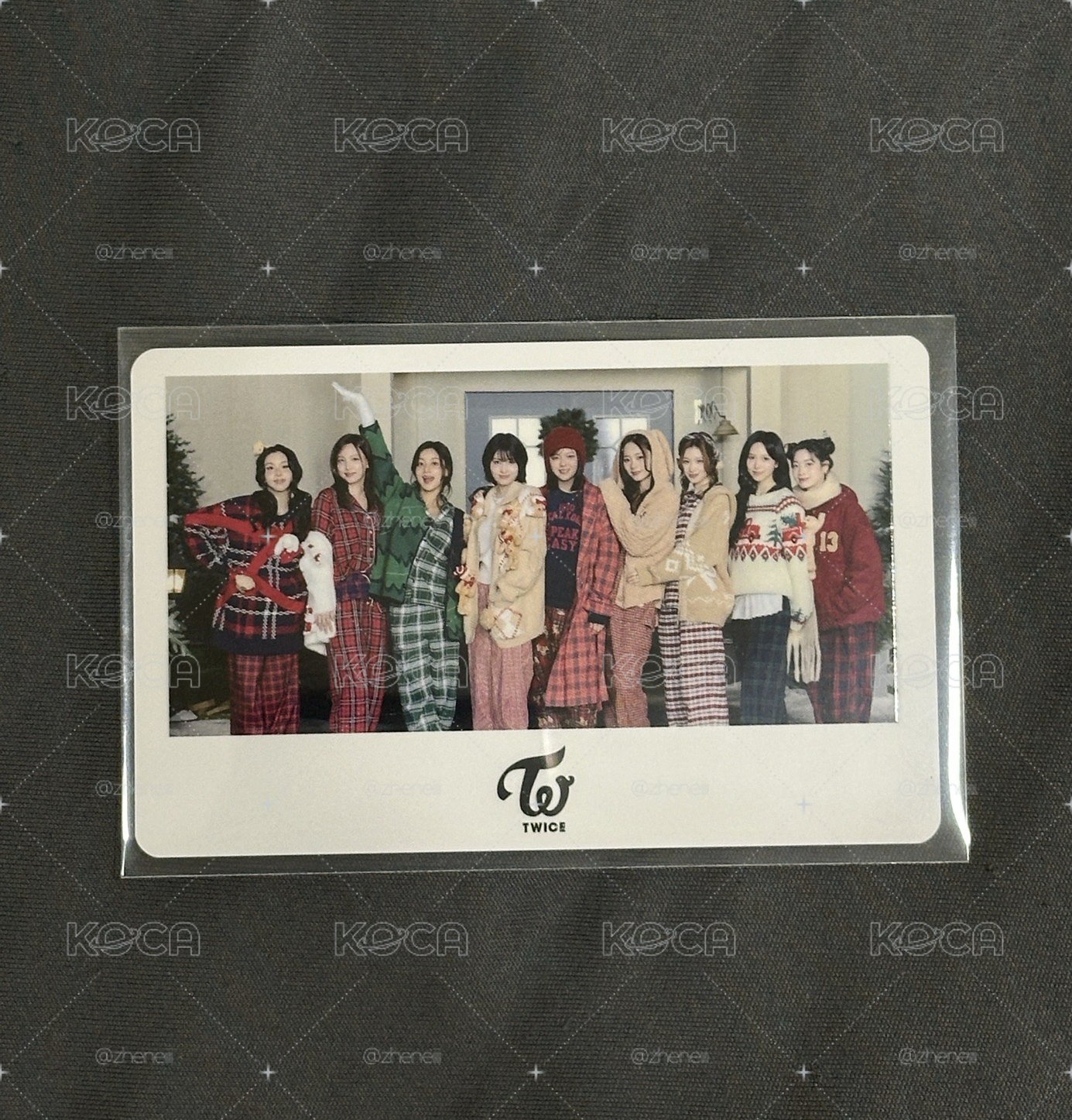 TWICE 全員冬日卡