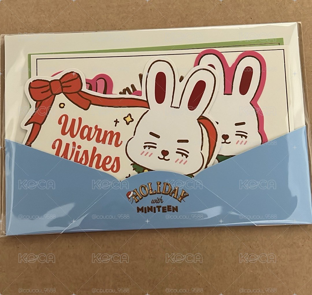 聖誕MINITEEN 哲 明信片組