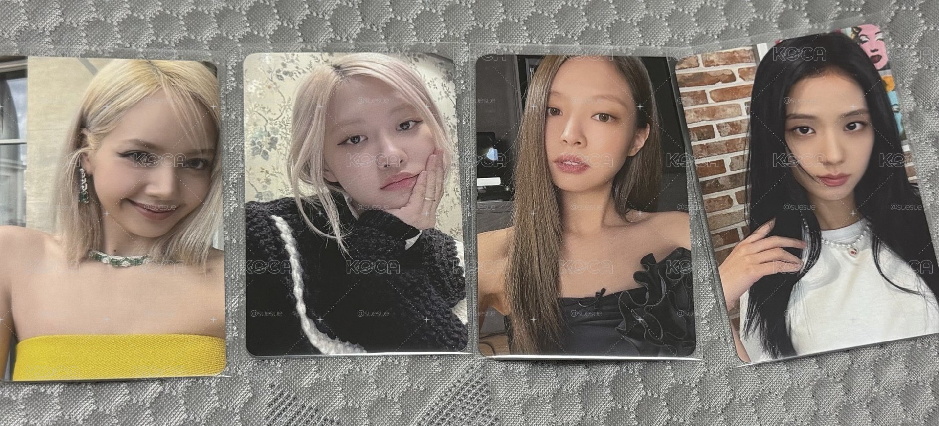 Blackpink deco kit小卡一套不拆