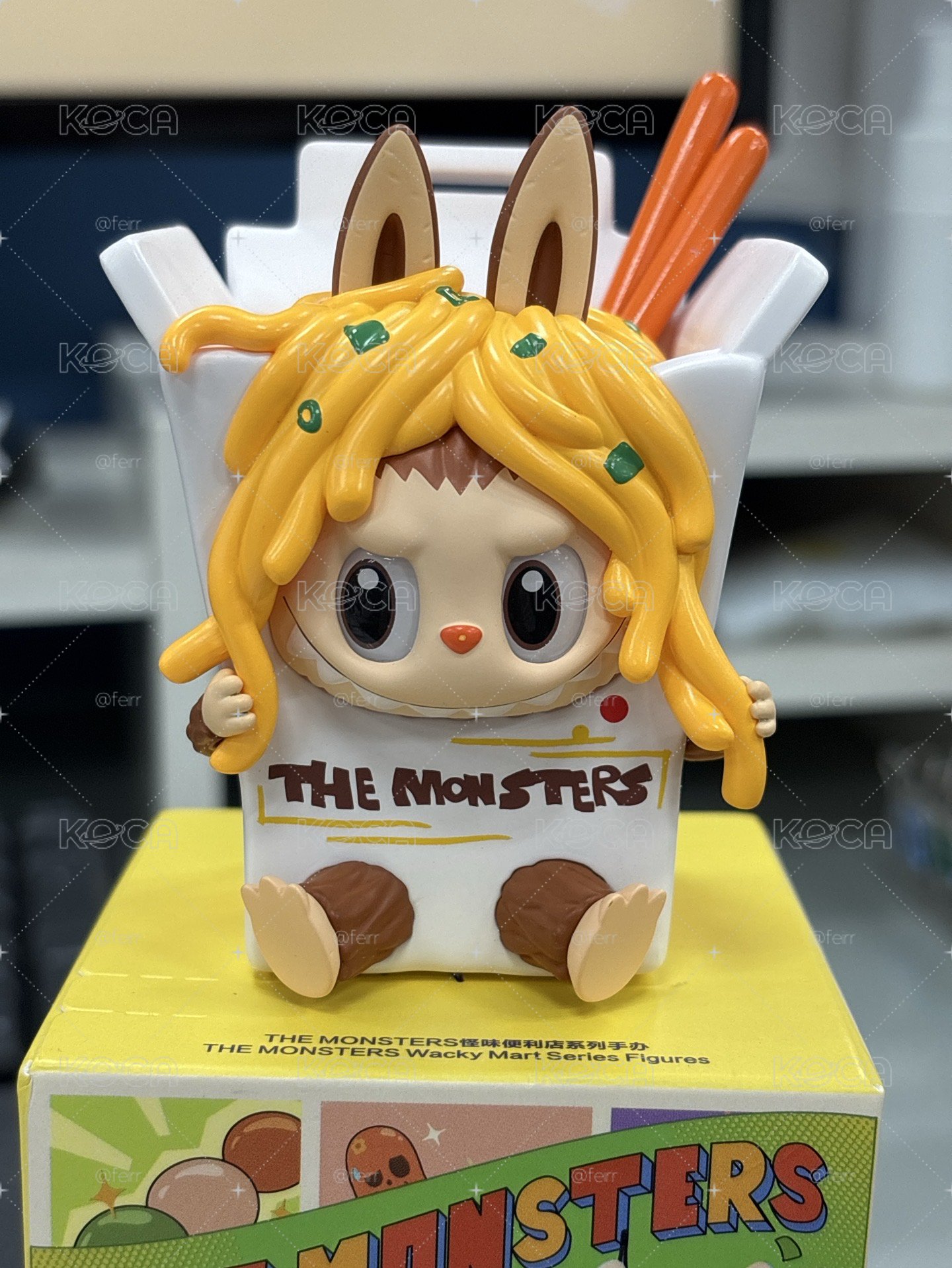 POP MART LABUBU THE MONSTERS怪味便利店系列 炒麵 已拆
