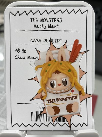 POP MART LABUBU THE MONSTERS怪味便利店系列 炒麵 已拆