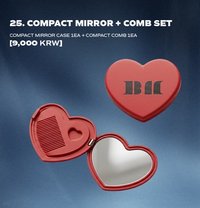 2026-27世巡 化妝鏡+隨身梳套裝 隨身鏡 