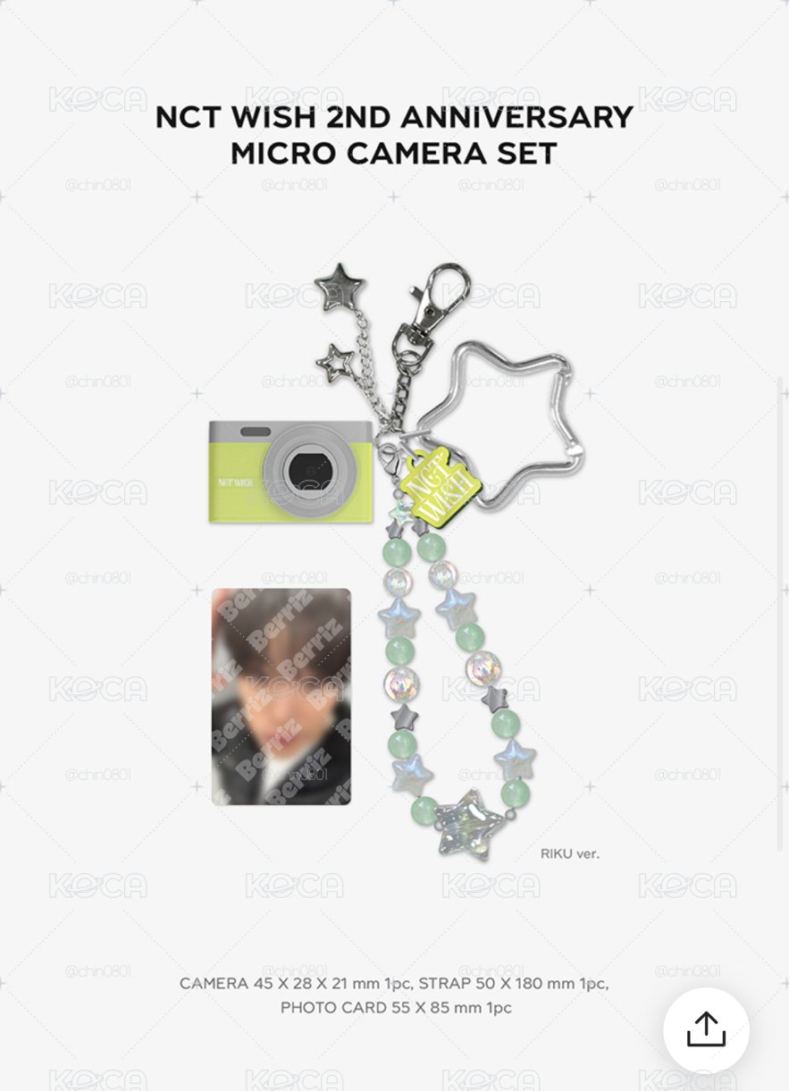 NCT WISH 兩週年小相機 無小卡