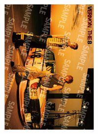 ‘V8’ 日咖 預售專輯set特典 海報 A4透明海報