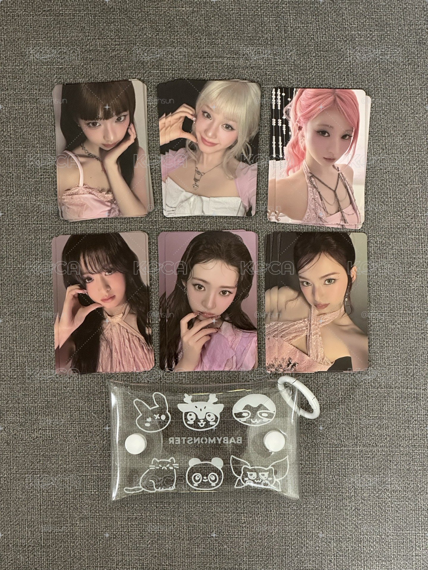 BABYMONSTER 迷你三輯單封預售禮 PVC收納包