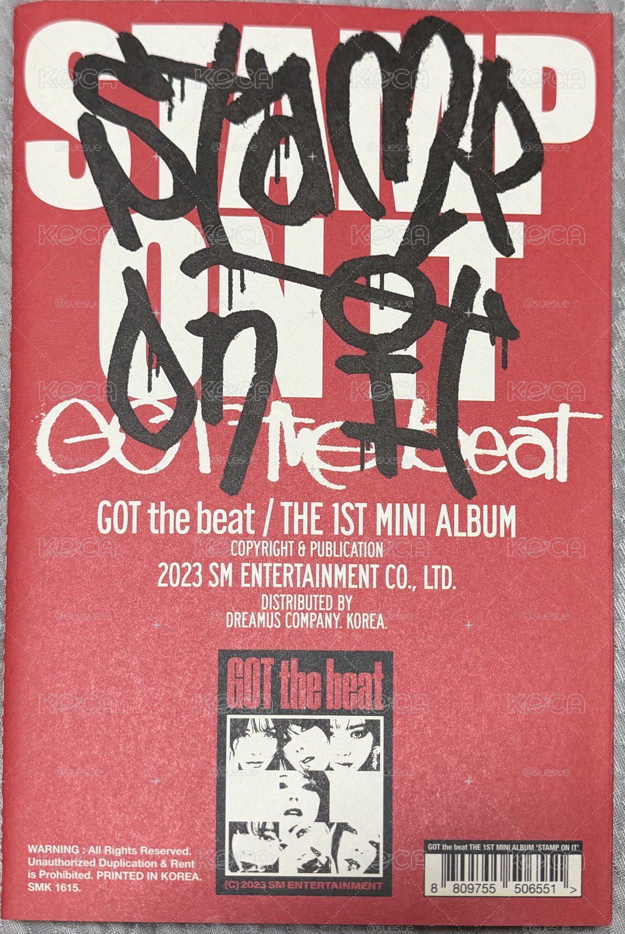 Got the beat stamp on it 空專