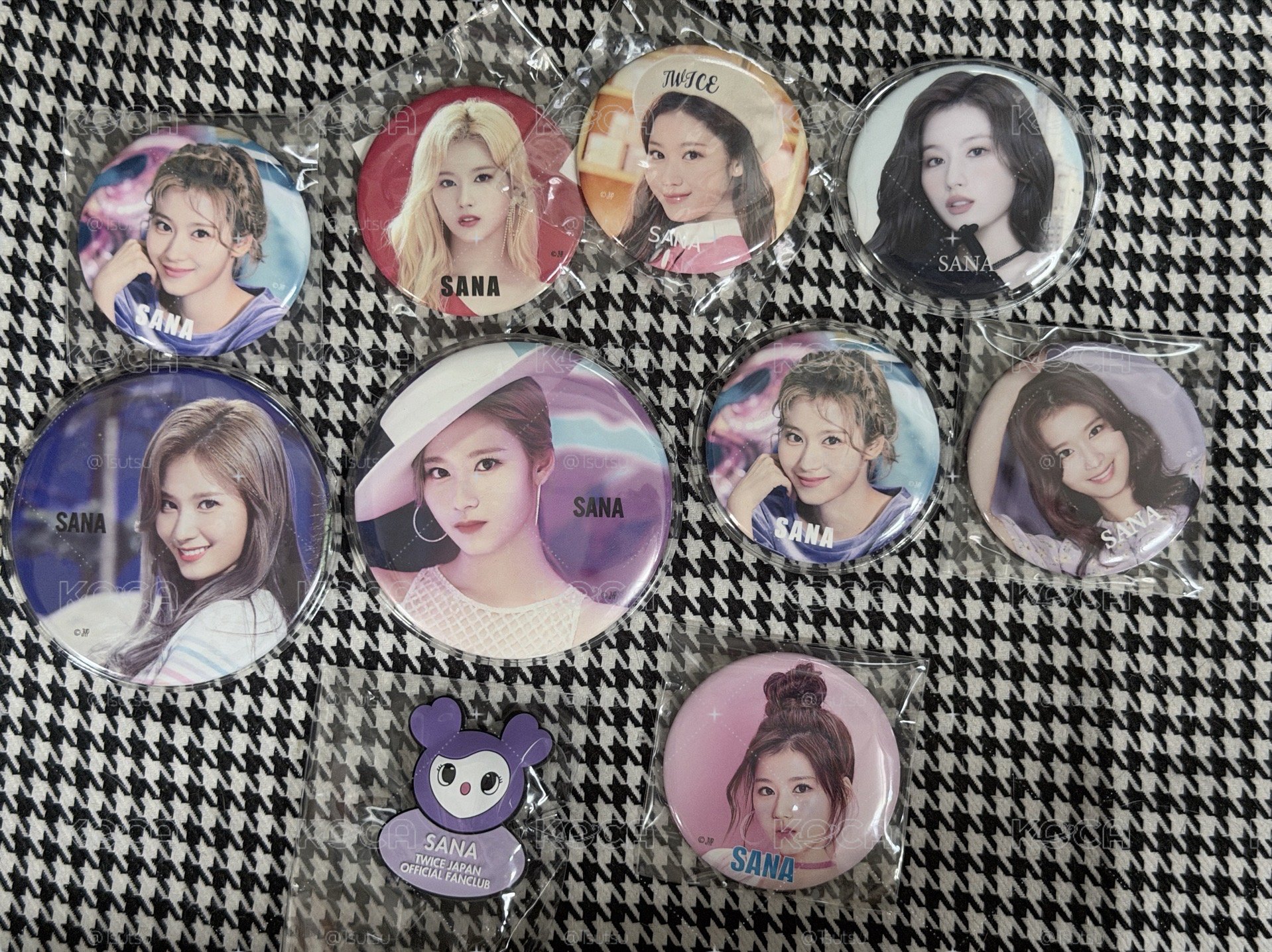 （現貨整圖出 一日寄出）twice sana 徽章盤 湊崎紗夏