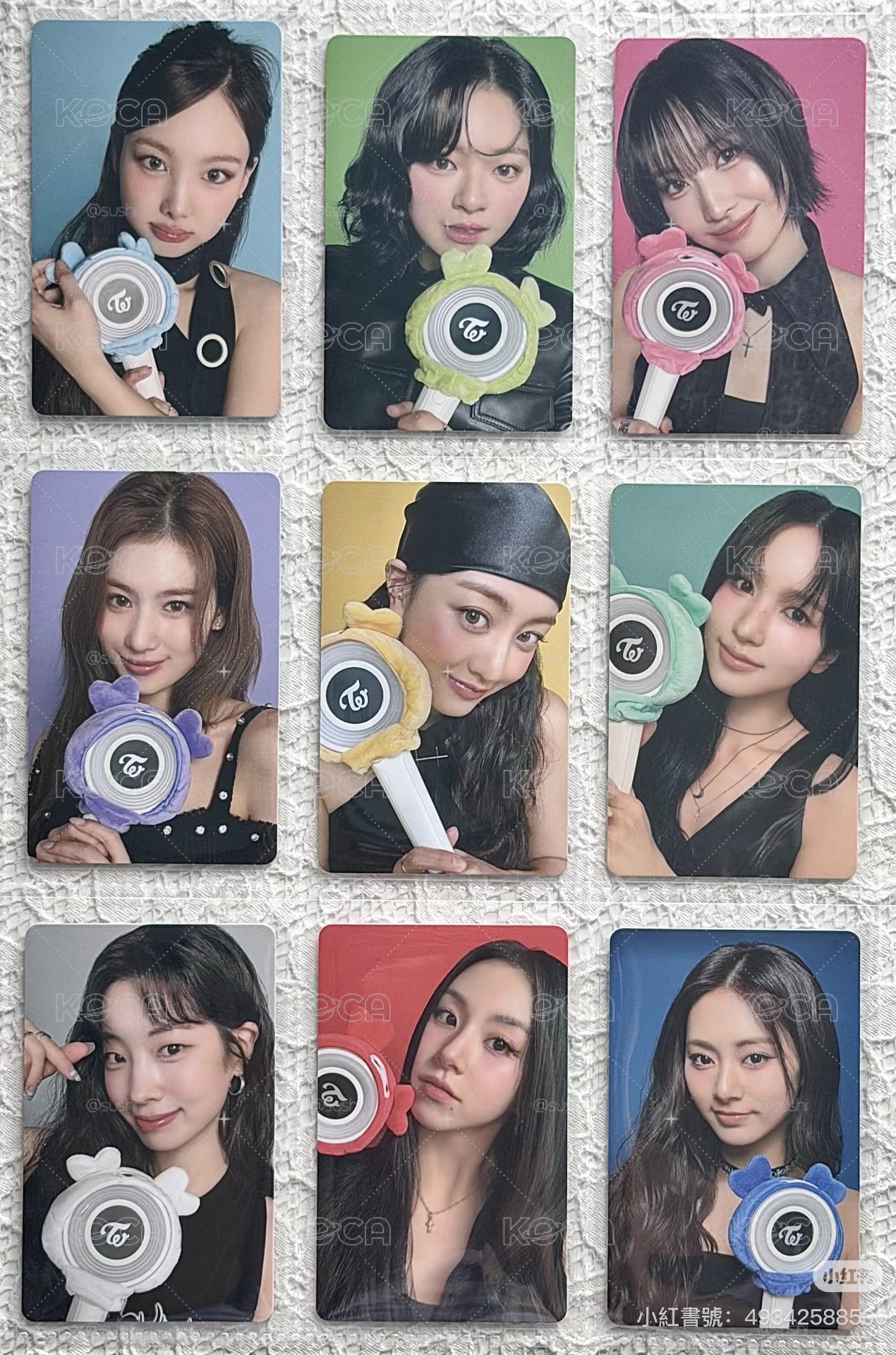 TWICE 升級禮小卡一套