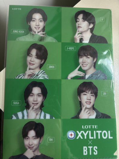 BTS 樂天口香糖周邊