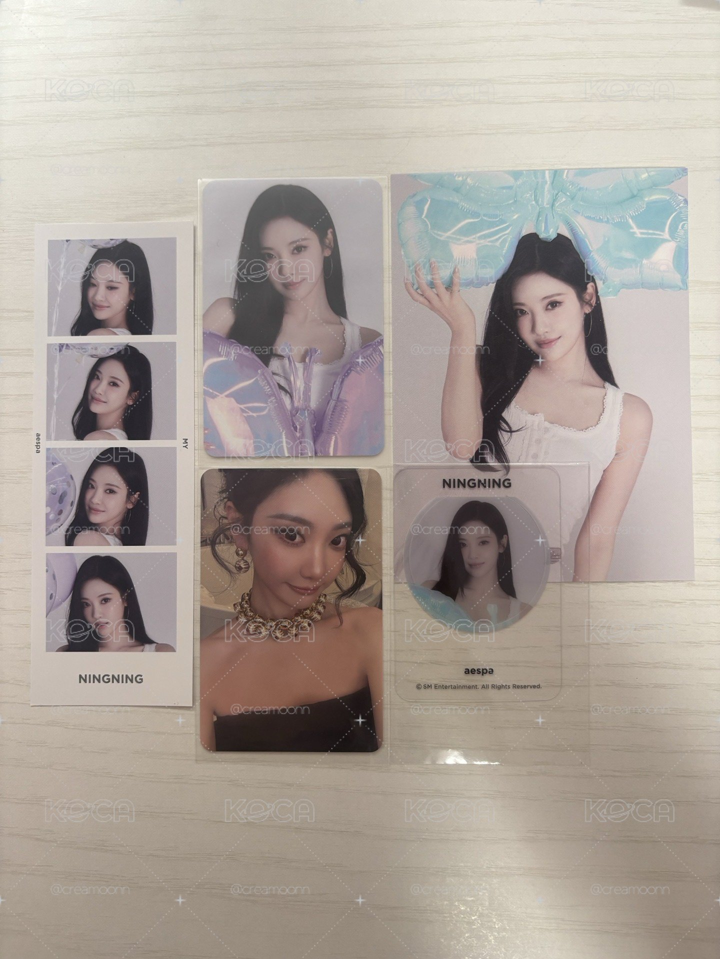 💗aespa會員禮國際版柚吉寧set+滿額寧