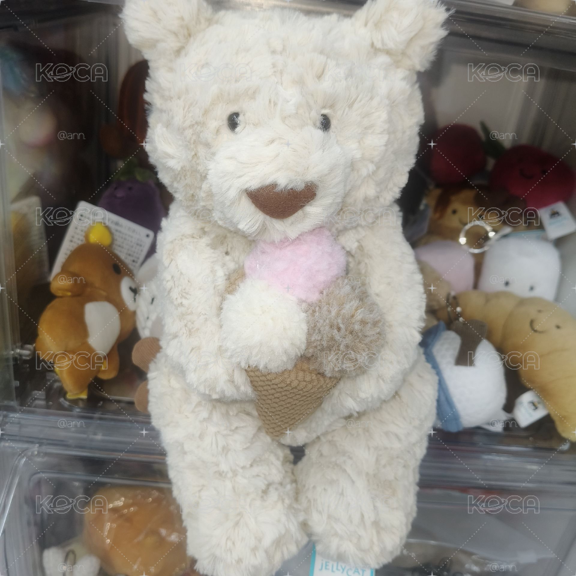 Jellycat抱著冰淇淋的熊熊