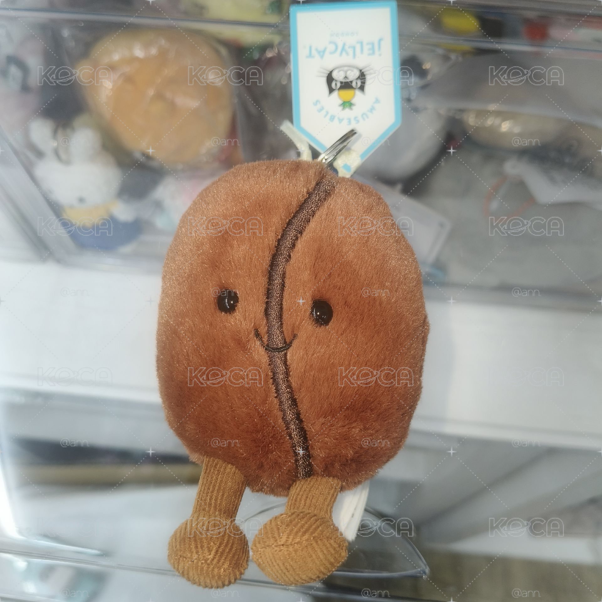 JellyCat咖啡豆吊飾