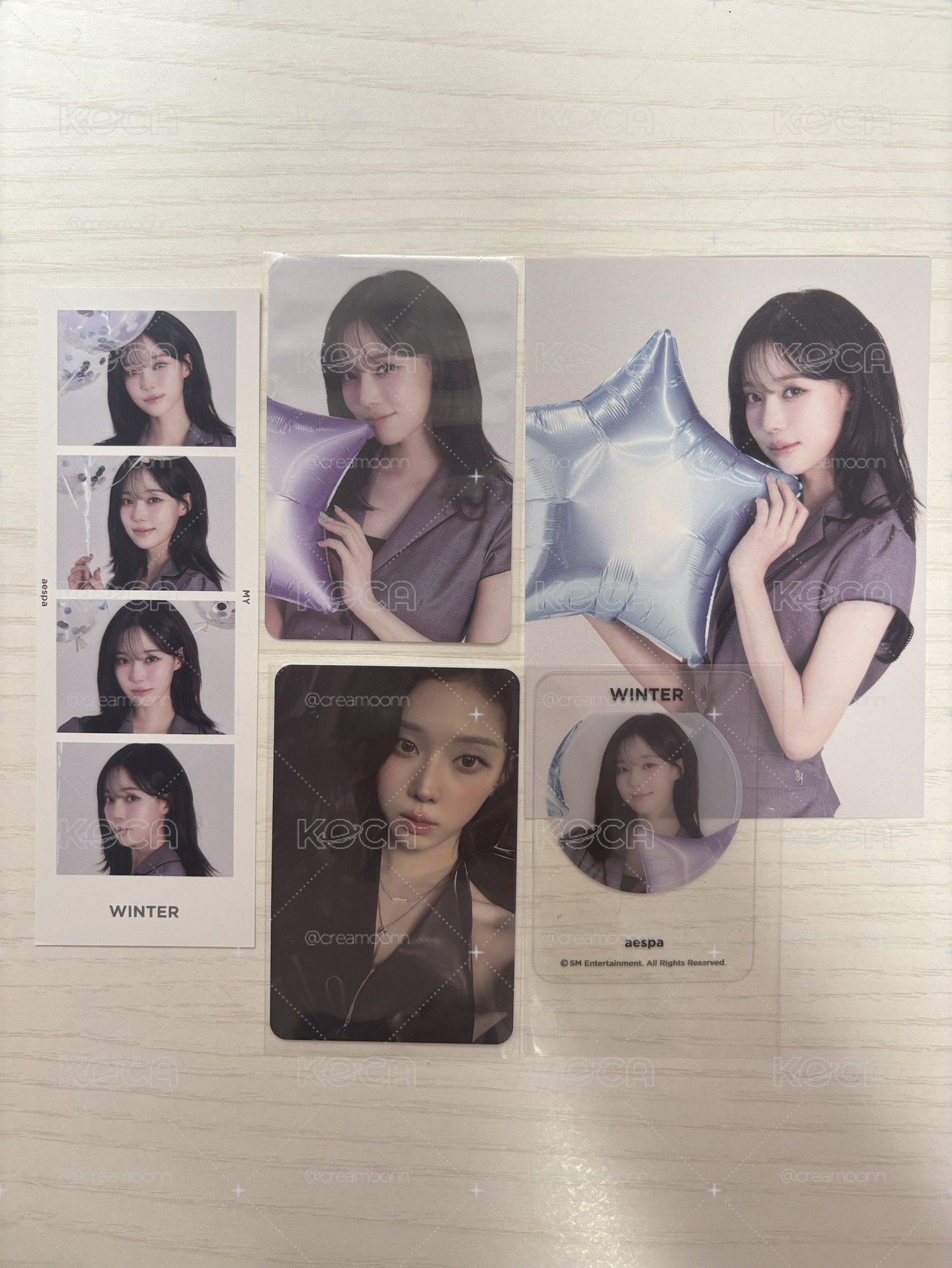 💗aespa會員禮國際版冬吉set