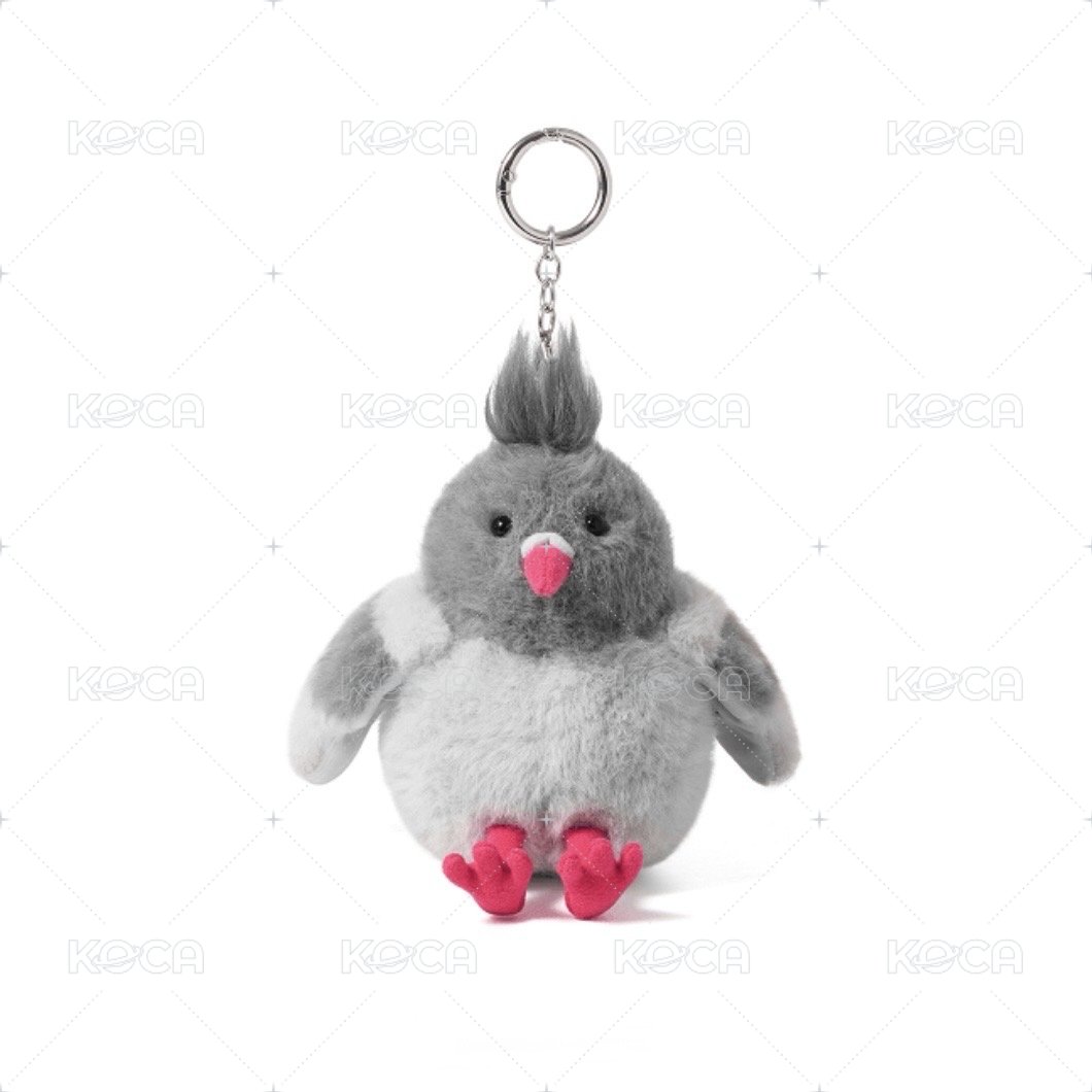 Pigeon Plush Keyring