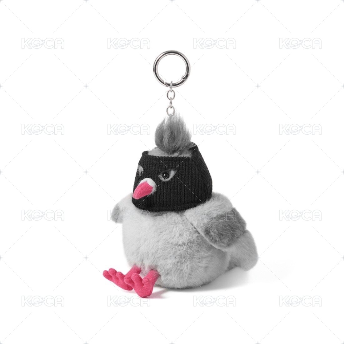 Pigeon Plush Keyring