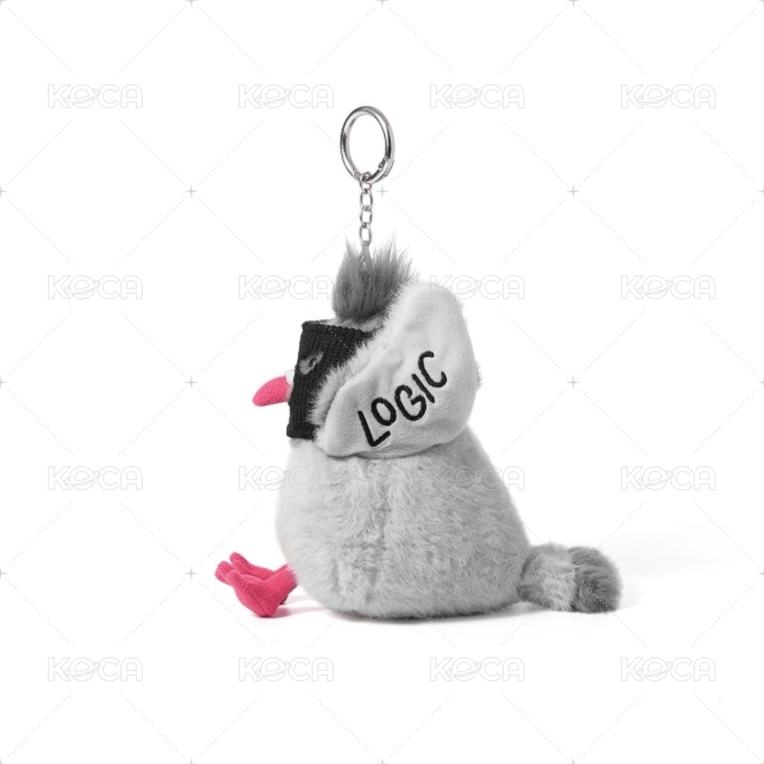 Pigeon Plush Keyring