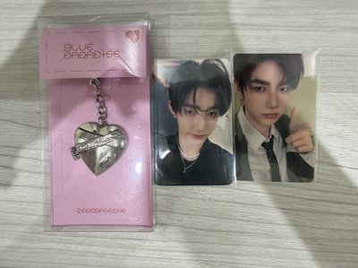 章昊 愛心鑰匙圈吊飾含2張卡