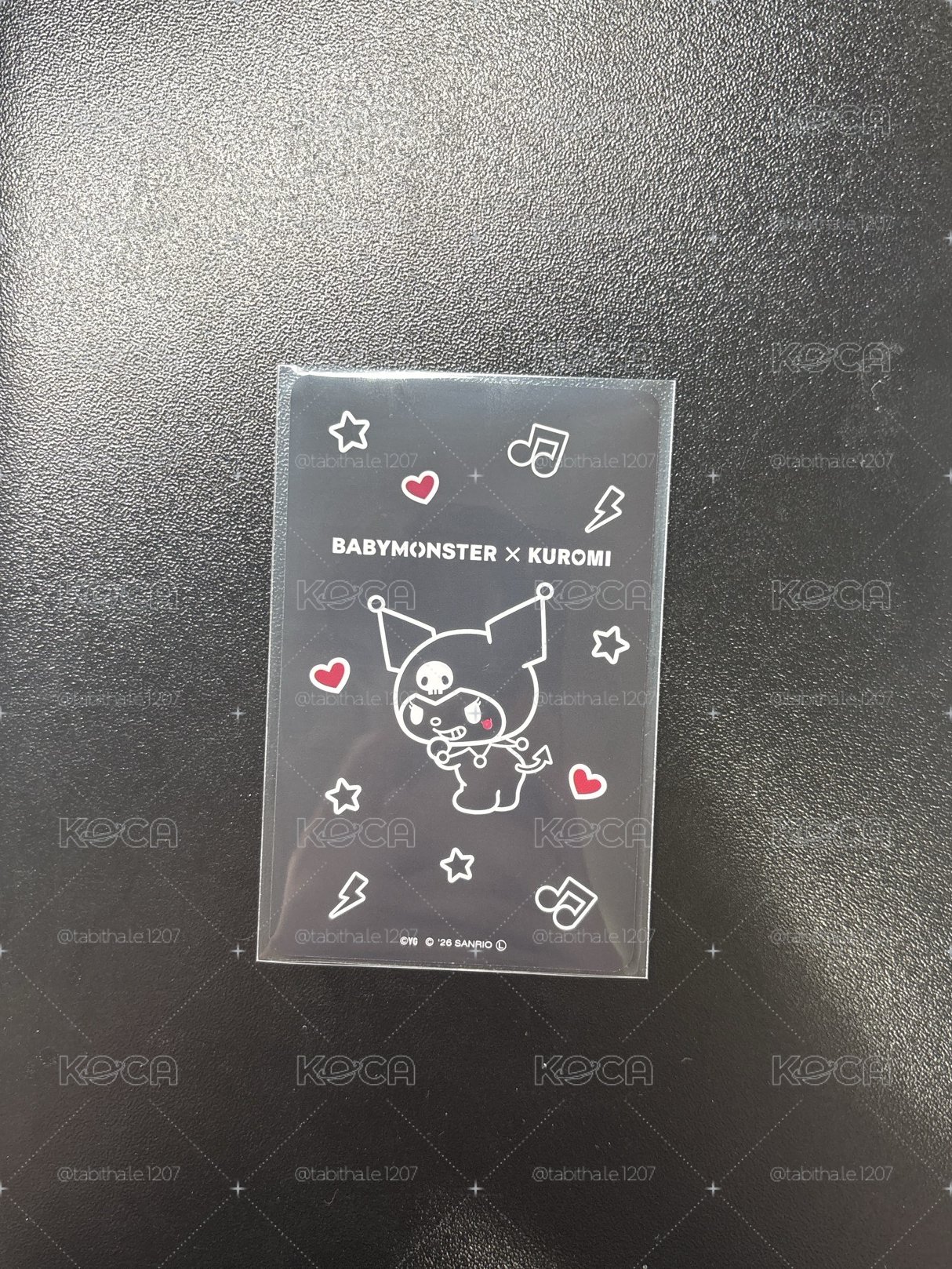 BABYMONSTER X Kuromi 酷洛米 隨機卡 