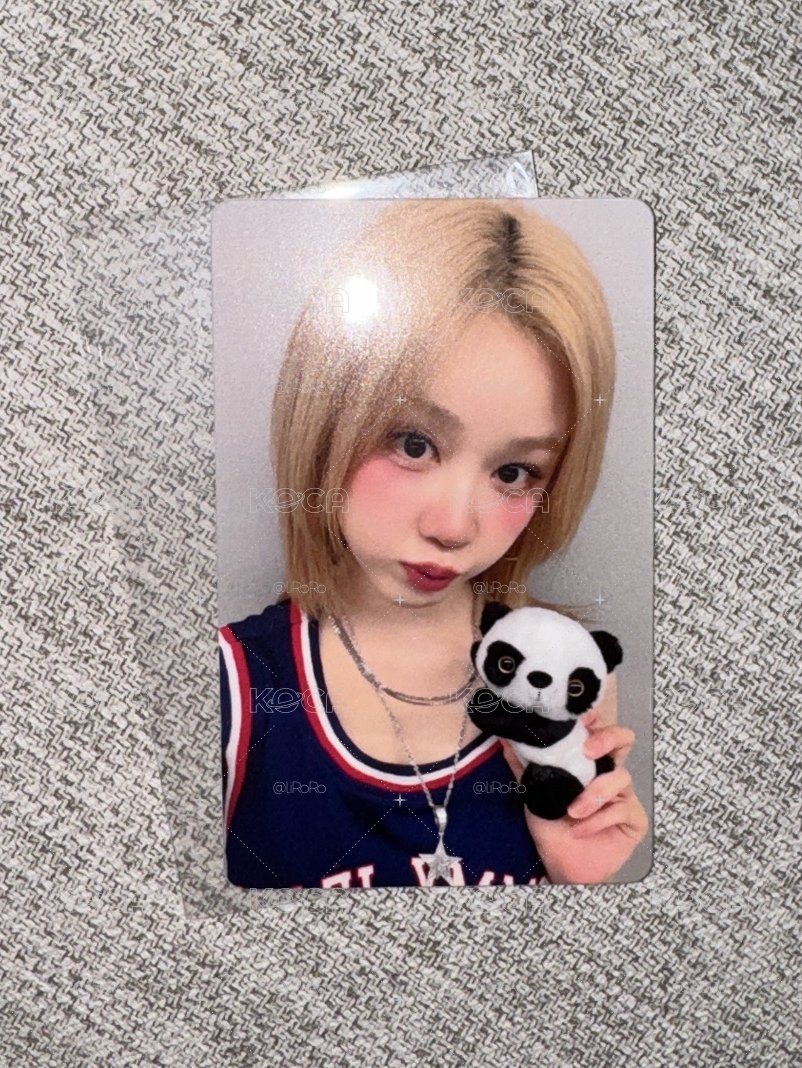 一元起標！競標 🩵BABYMONSTER PHARITA 快閃滿額卡 熊貓塔 含原袋