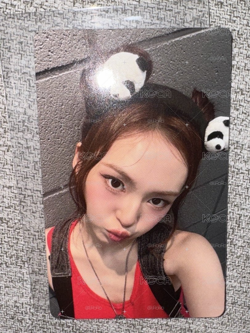 一元起標！競標 🩵BABYMONSTER CHIQUITA 快閃滿額卡 熊貓柒 含原袋