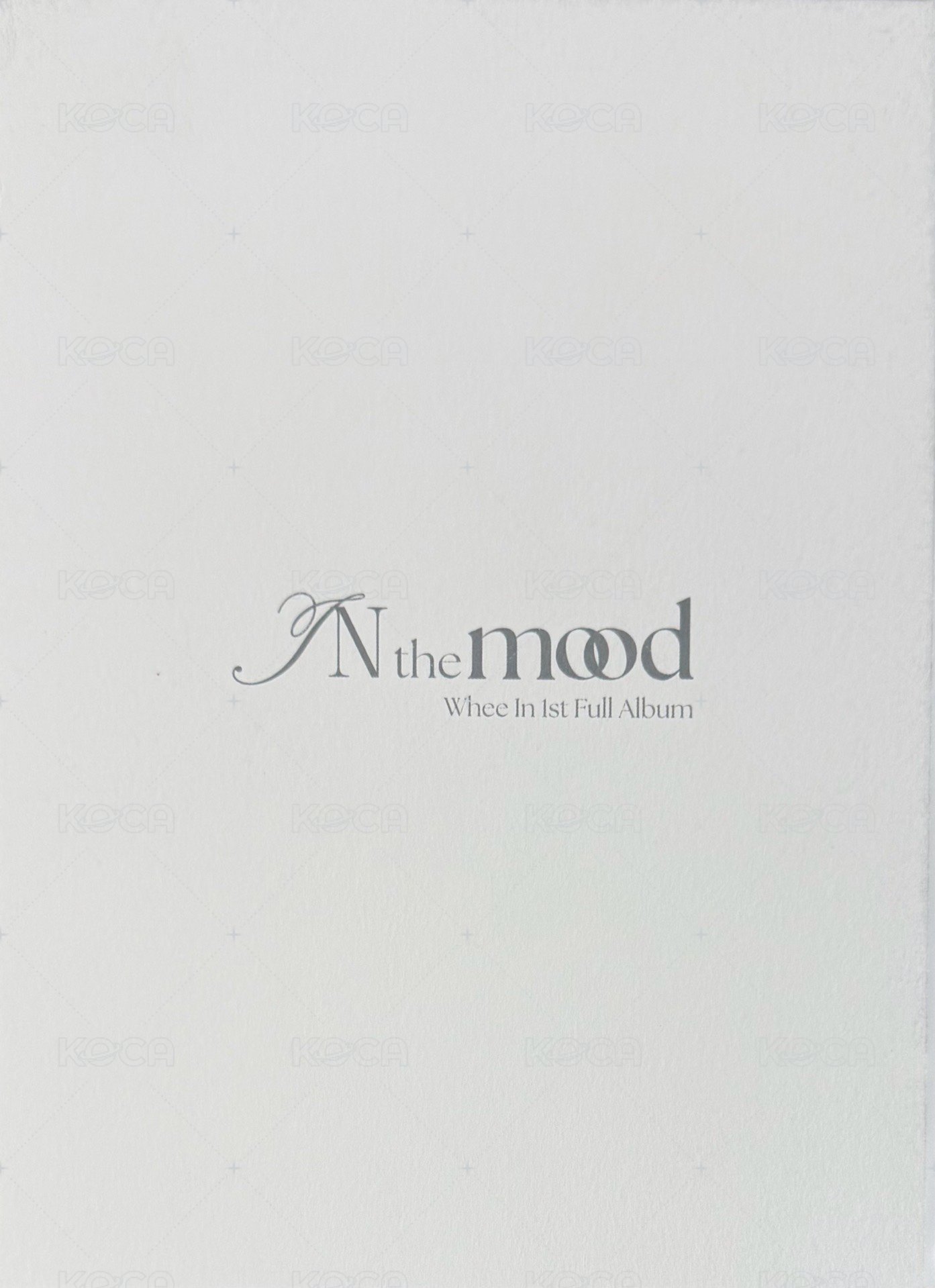 IN the mood 專輯 海報 迷你海報 背面
