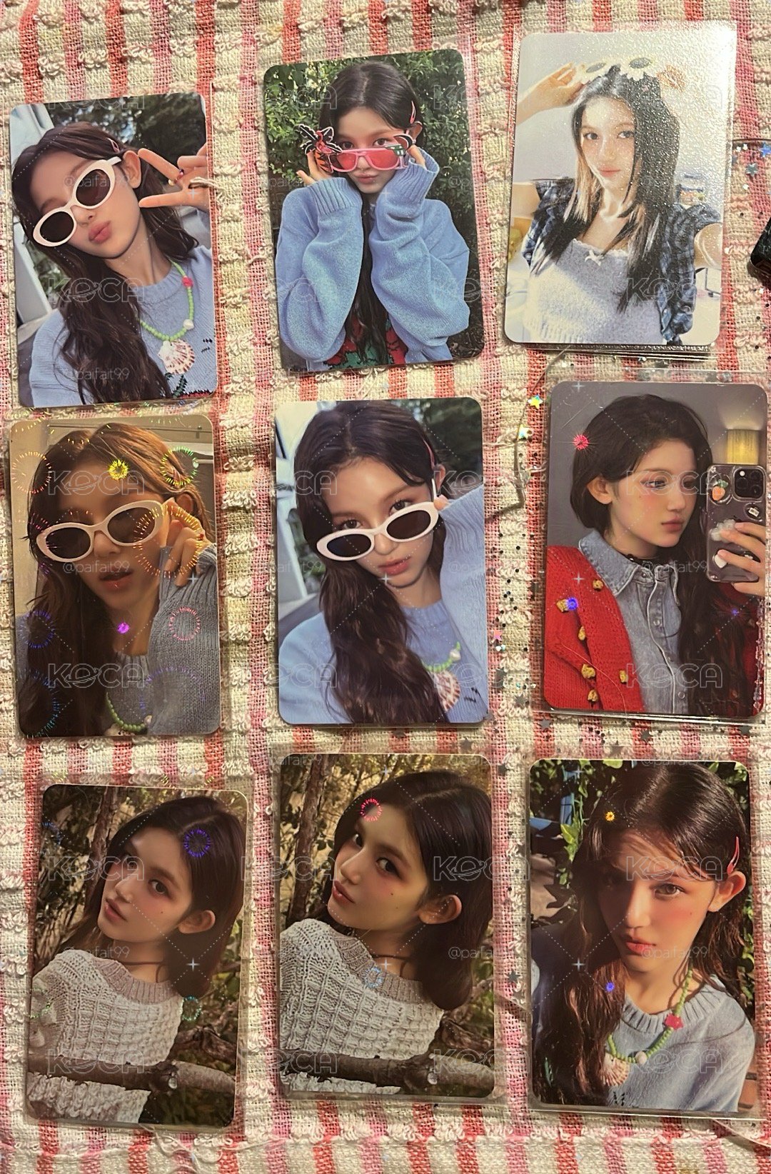newjeans  2024 danielle 年曆卡 套出不拆