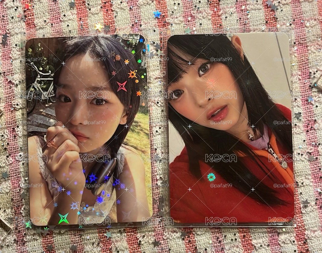 newjeans hanni 小麵包24‘年曆卡 套出不拆