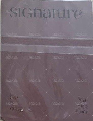 SIGnature 專輯卡  背面