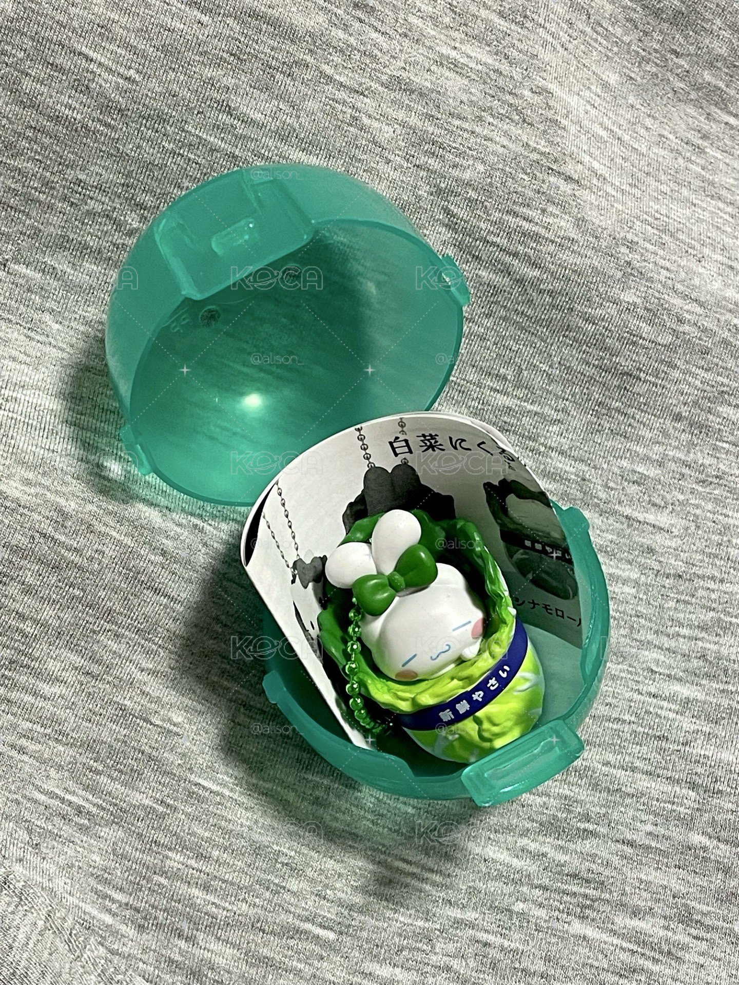 TAKARA TOMY ARTS 白菜大耳狗吊飾 