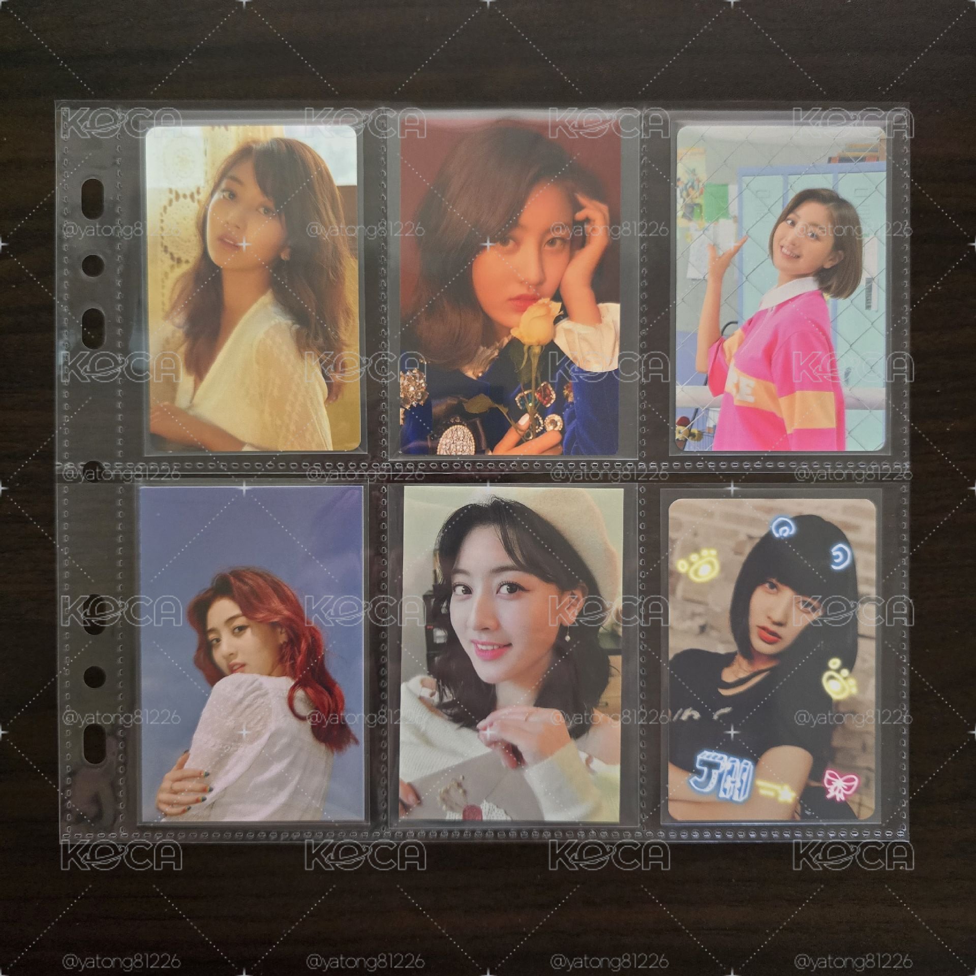 TWICE 志效 韓國年曆卡小盤
