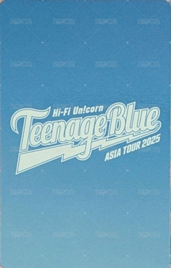 Teenage Blue 隨機卡  背面